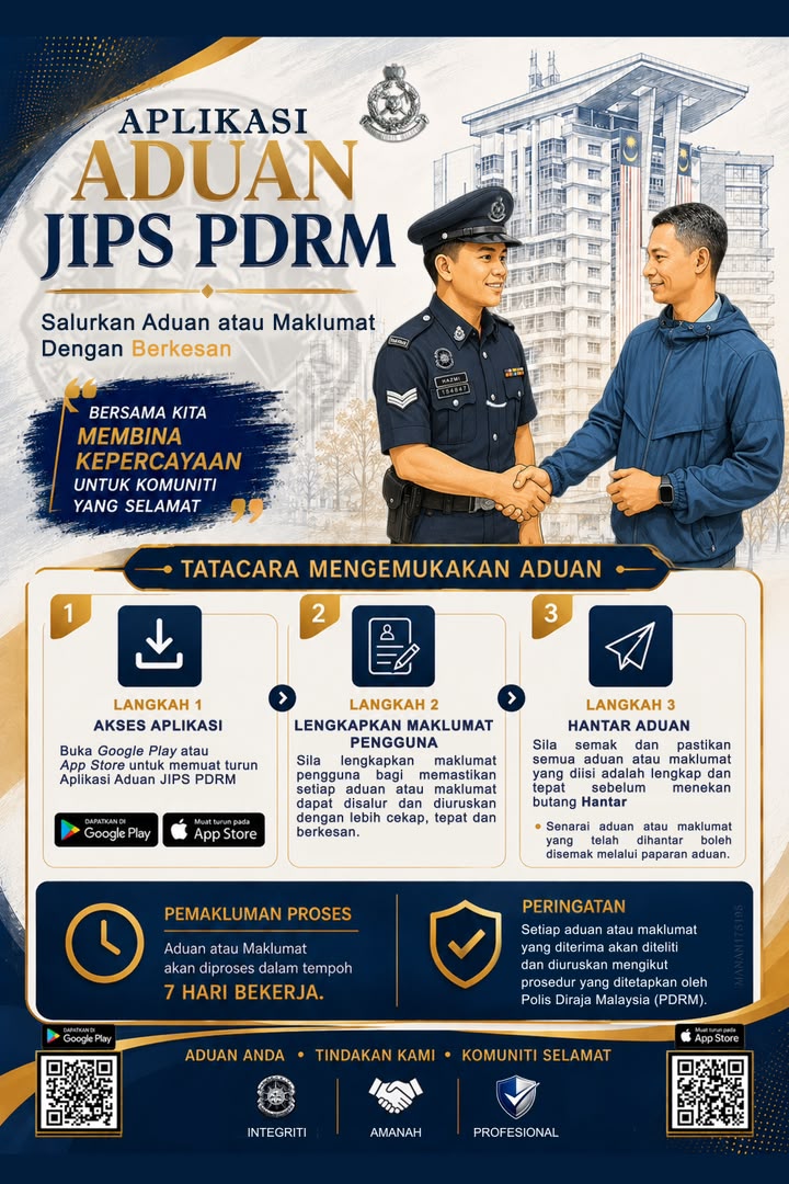 Hebahan Aplikasi Aduan JIPS PDRM